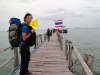 Klik om te vergroten De ubersnelle catamaran staat klaar om ons naar Koh Tao te brengen. Chumphon