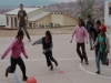 Voetballen laatste schooldag