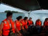 Op de boot naar Pulau Perhentian Kecil.
