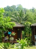 Klik om te vergroten Ons huisje op Pulau Tioman.