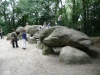 Klik om te vergroten Hier zie je het grootste hunebed van Nederland, 22 meter lang.
