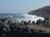 Woeste zee op Santorini