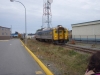 Het station en de trein van Nanaimo