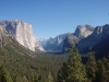 Klik om te vergroten Links de El Capitan, rechts de Half Dome.