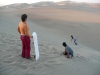 Klaar om te gaan sandboarden