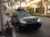 Klik om te vergroten In de Porsche op Rodeo Drive