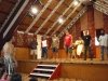 WS op het podium tijdens de Haka!