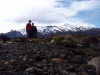 in Tongariro National Park, voor Mount Ruapehu