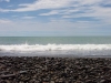 Black peble beach