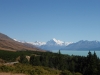 Klik om te vergroten Op weg naar Mount Cook