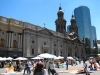 Klik om te vergroten Plaza Mayor in Santiago.
