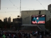 Hewitt kijken op Federation Square