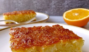 Portokalopita ou gâteau grec à l'orange