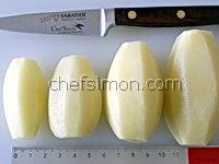 Tailles des pommes de terre-image