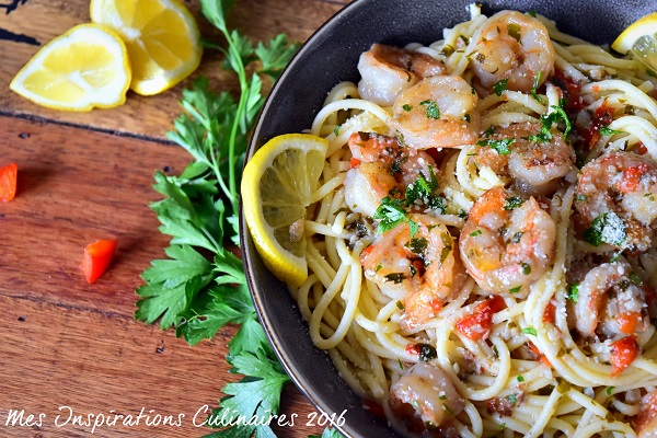 Crevettes Sauce Au Beurre Ail Et Persil Recette Par Mes Inspirations Culinaires