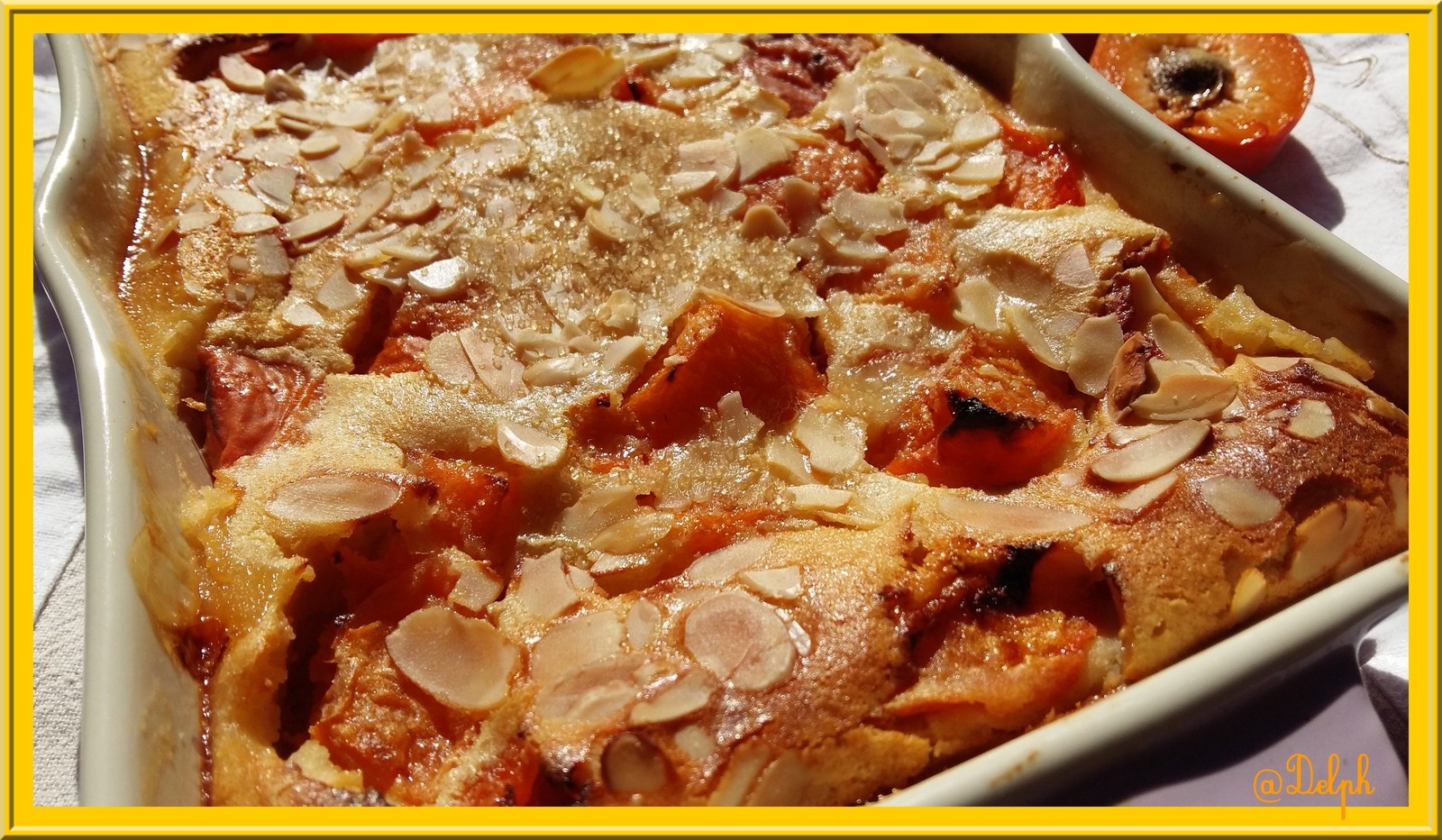 Clafoutis Aux Abricots Et Aux Amandes Recette Par Oh La Gourmande