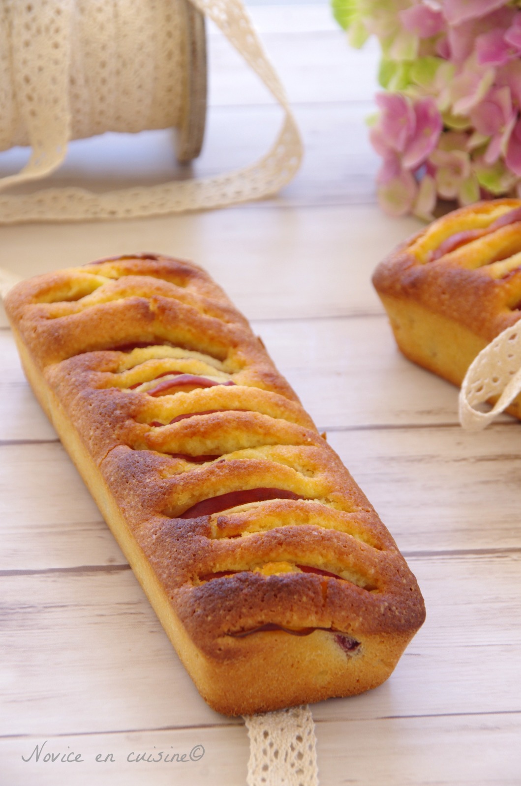 Moelleux Nectarines Et Amandes Recette Par Le Blog De Novice En Cuisine