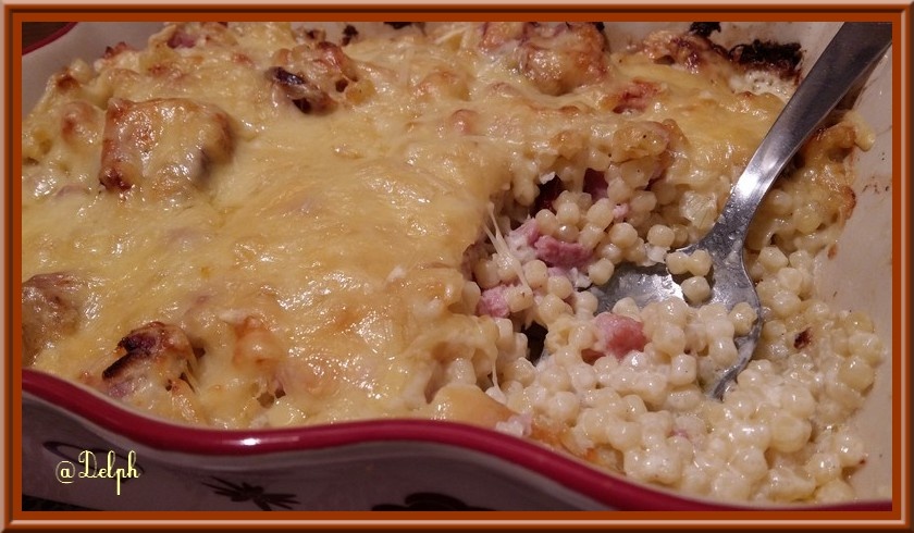 Gratin De Pates Plomb A La Carbonara Recette Par Oh La Gourmande