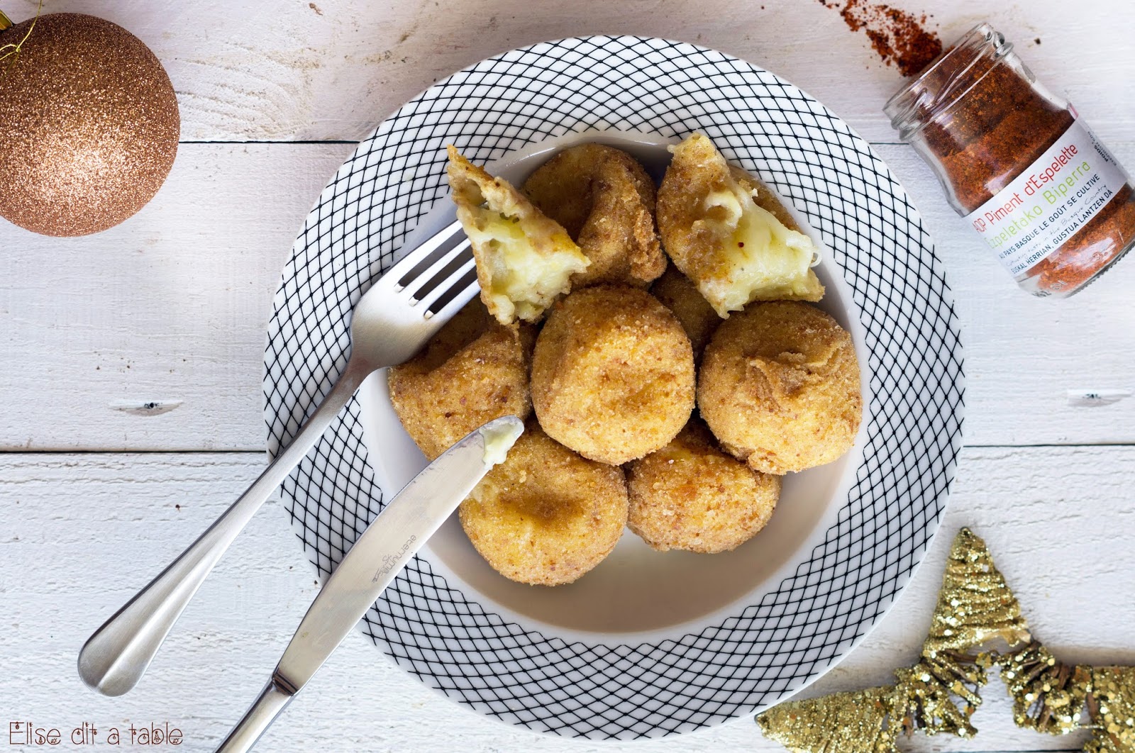 Quel Accompagnement Avec Des Pommes Noisettes Pommes noisettes au fromage ossau-iraty - Recette par Elise dit à table