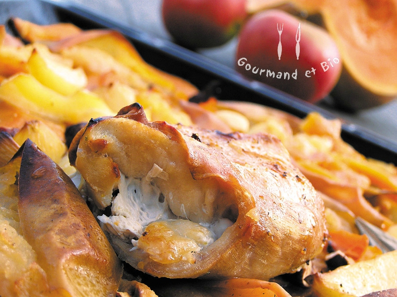 Menu Lapin Roti Butternut Pommes Confites Et Gateau Pomme Chataigne Recette Par Gourmand Et Bio