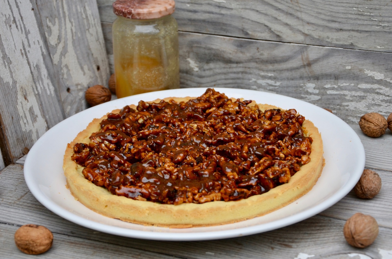 Tarte Aux Noix Et Au Miel Recette Par La P Tite Cuisine De Pauline