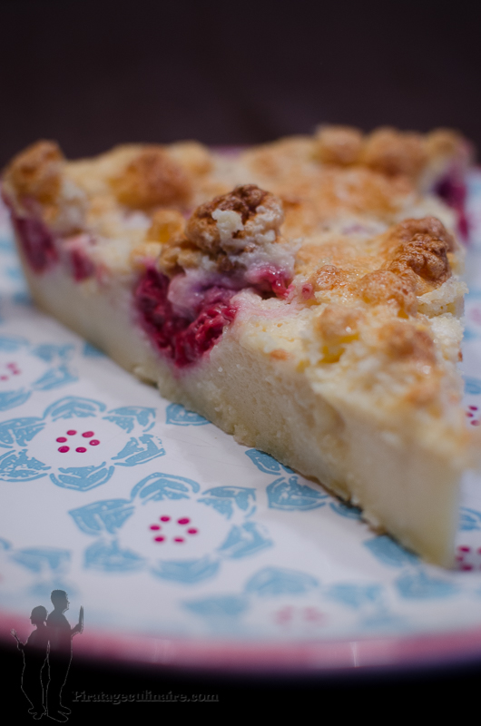 Gateau Magique Au Chocolat Blanc Et Aux Franboises Recette Par Piratage Culinaire