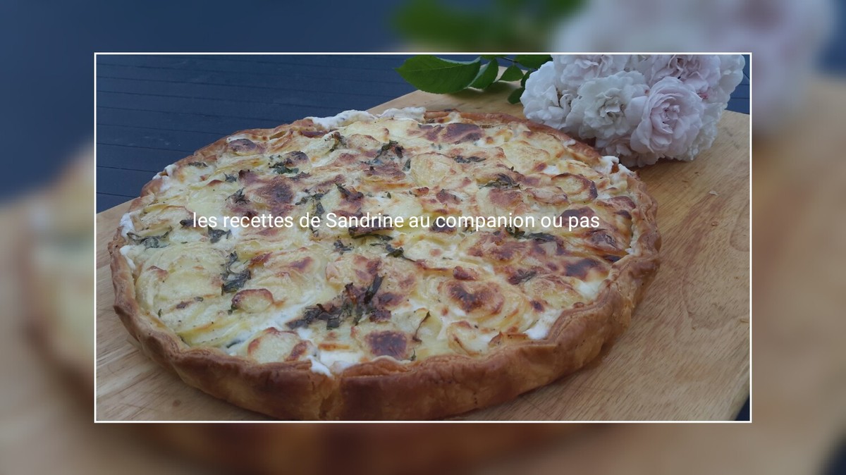 Tarte Aux Pommes De Terre Et A La Creme Fraiche Sans Oeuf