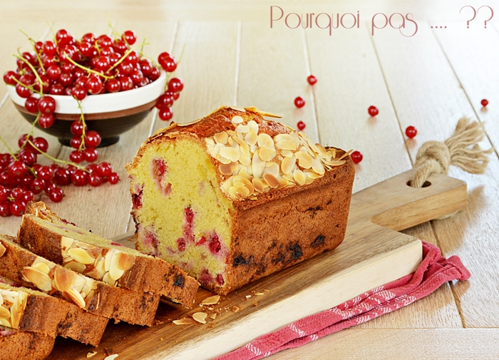 Cake Groseilles Rouges Amandes Recette Par Isabelle