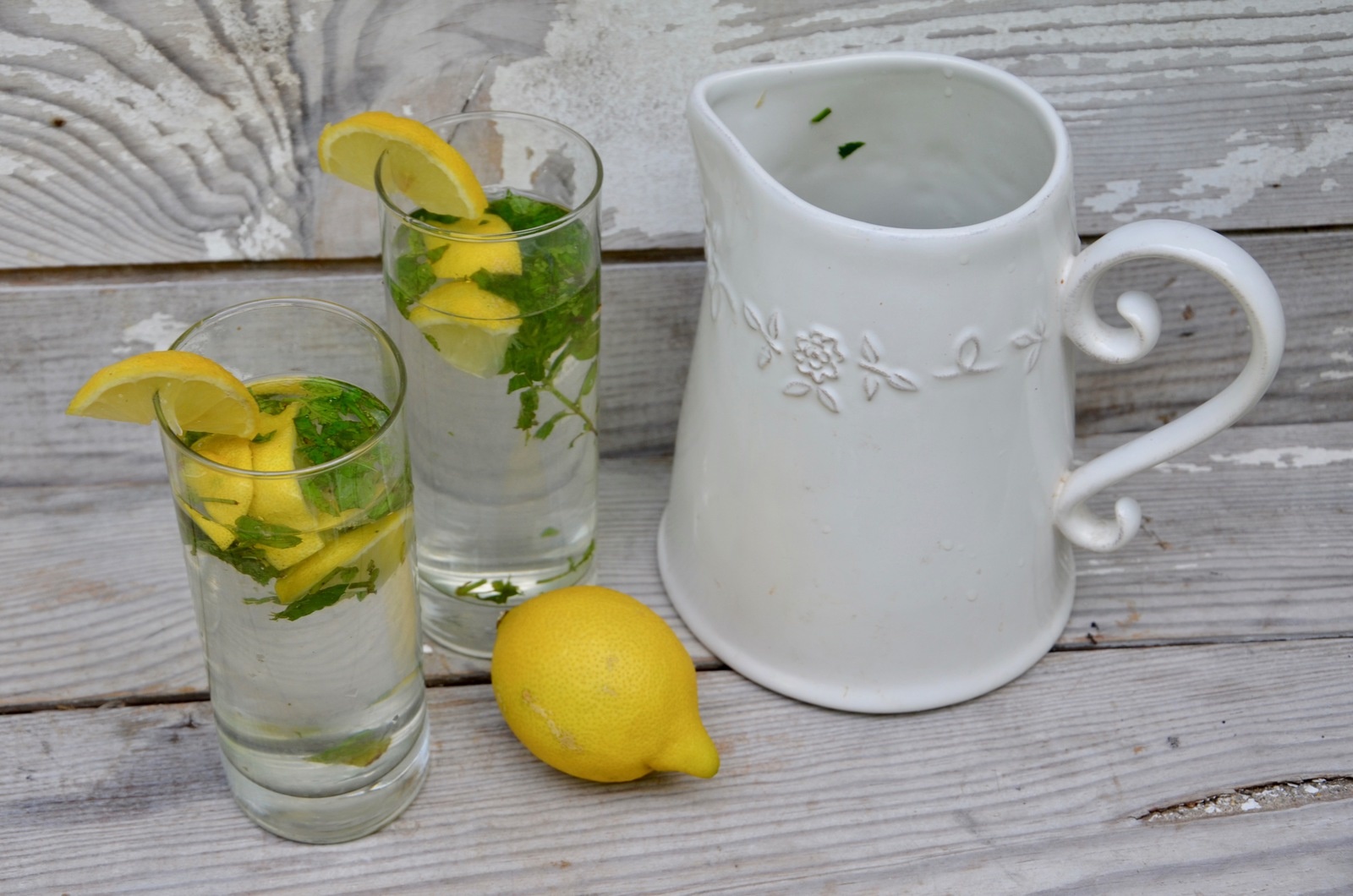 Eau parfume citron menthe