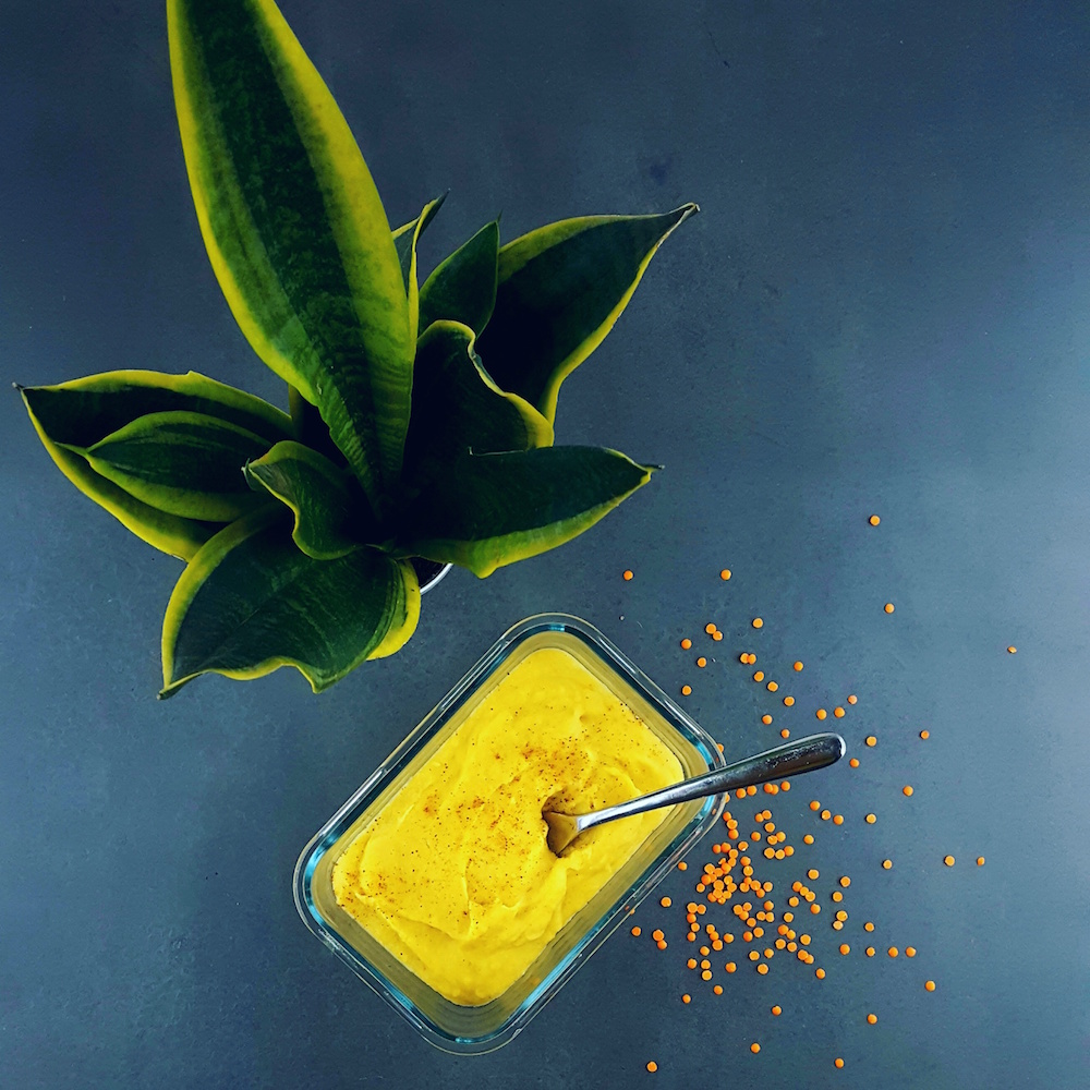 Puree Onctueuse De Panais Lentilles Corail Et Creme De Coco