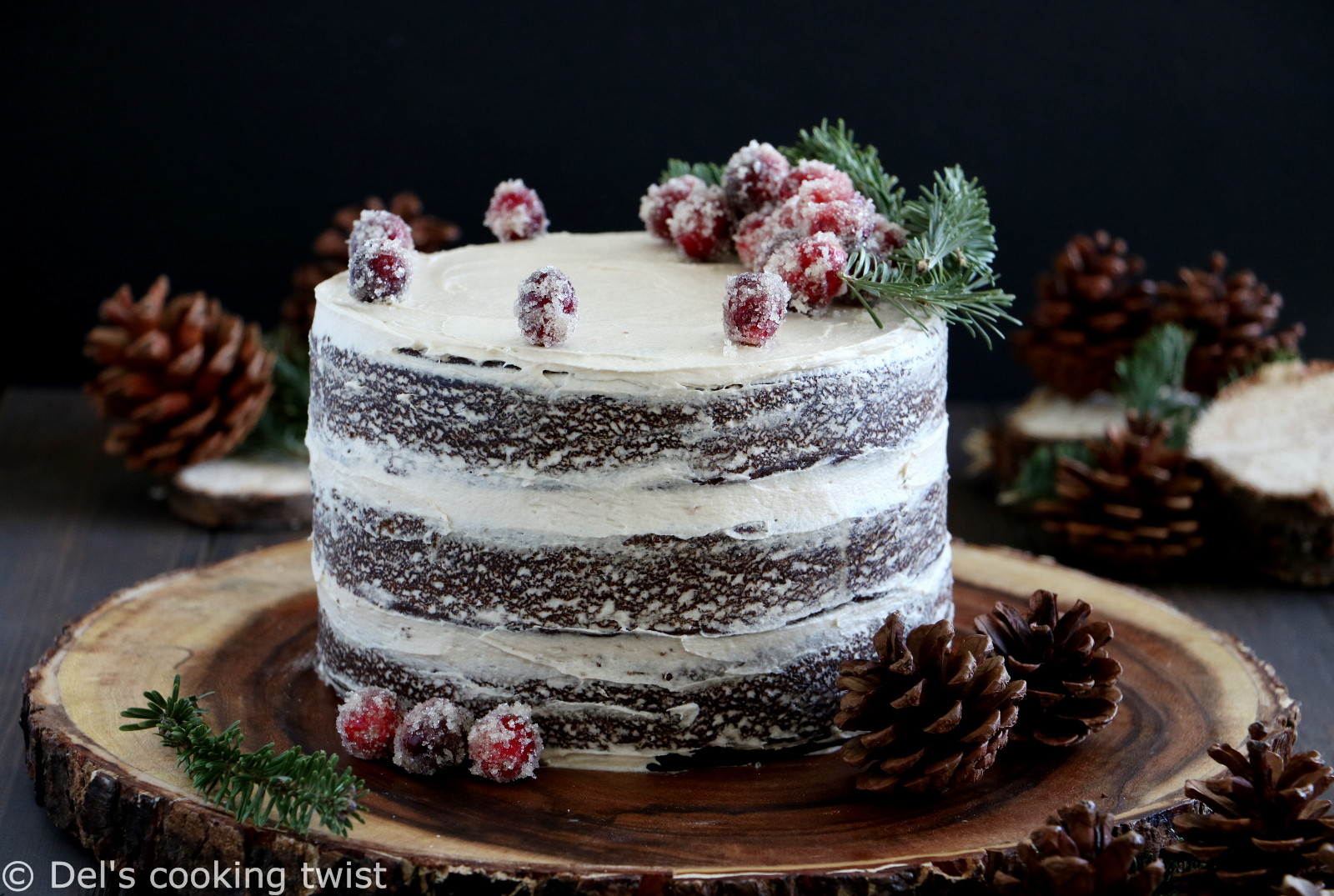 Vegan Gingerbread Naked Cake Au Caramel Recette Par Del S Cooking Twist Vegan Gingerbread Naked Cake Au Caramel Recette Par Del S Cooking Twist