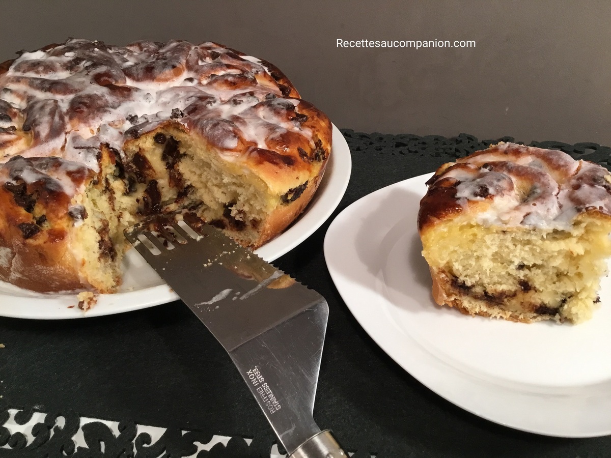 Chinois Brioche A La Creme Patissiere Et Pepites De Chocolat Recette Par Recettes Au Companion Ou Pas