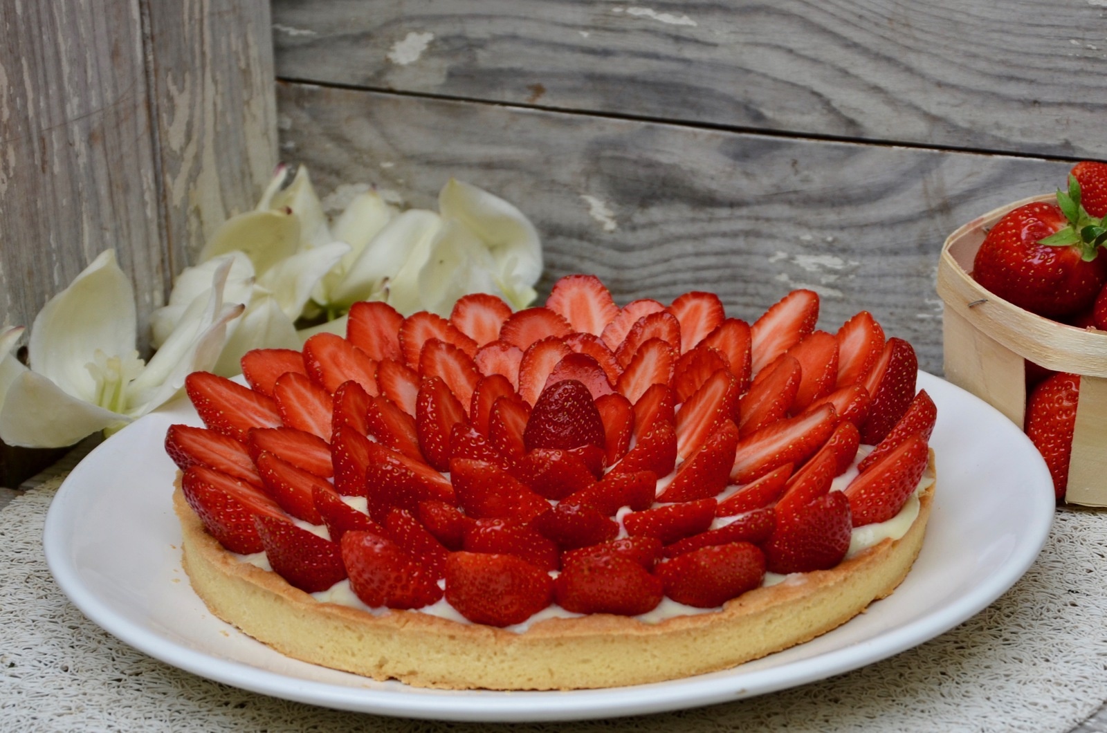 Tarte Aux Fraises Recette Par La P Tite Cuisine De Pauline