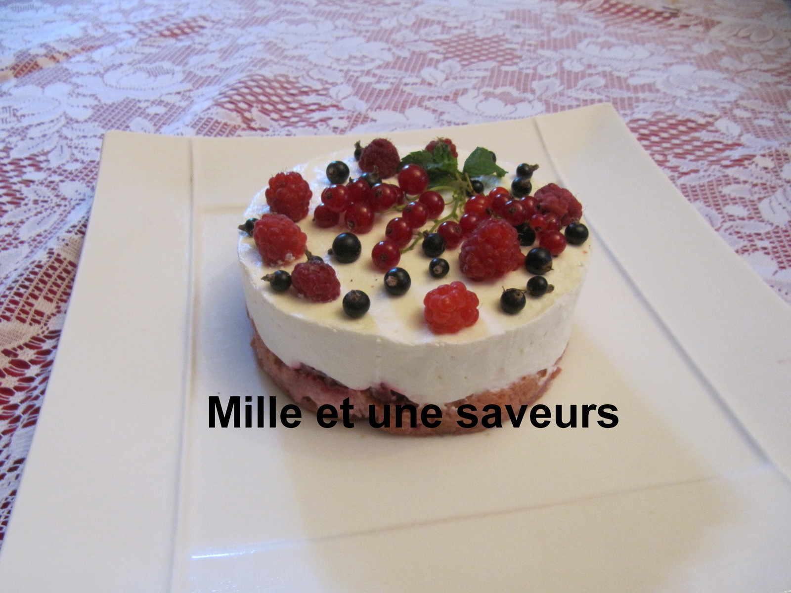 Entremet Mousse De Fromage Blanc Aux Fruits Rouges Recette Par Jolivet