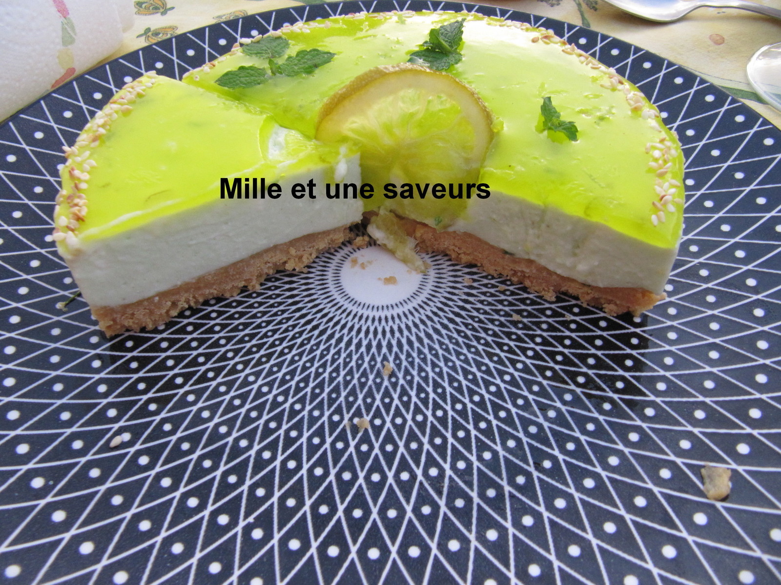 Entremet Mojito Citron Vert Et Menthe Fraiche Recette Par Jolivet