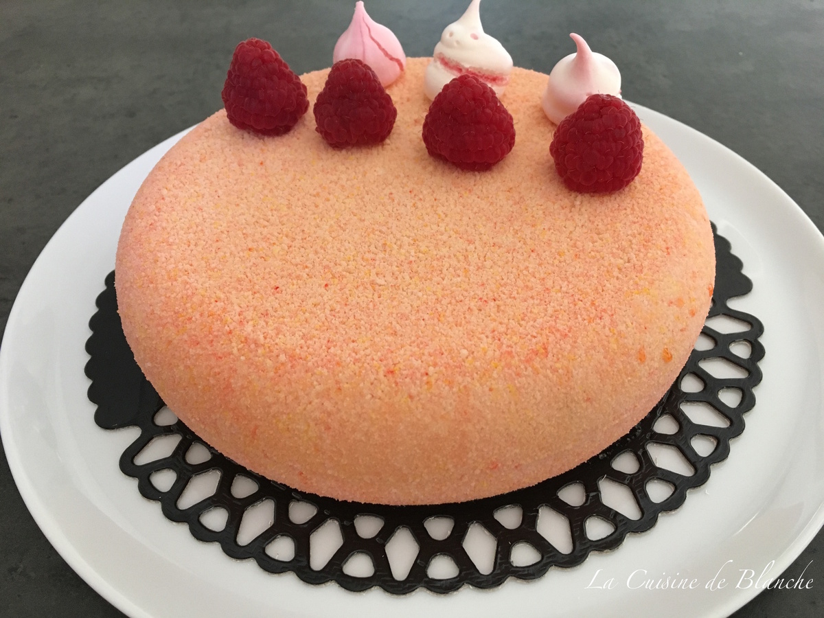 Entremets Peche Framboise Recette Par Chantal87