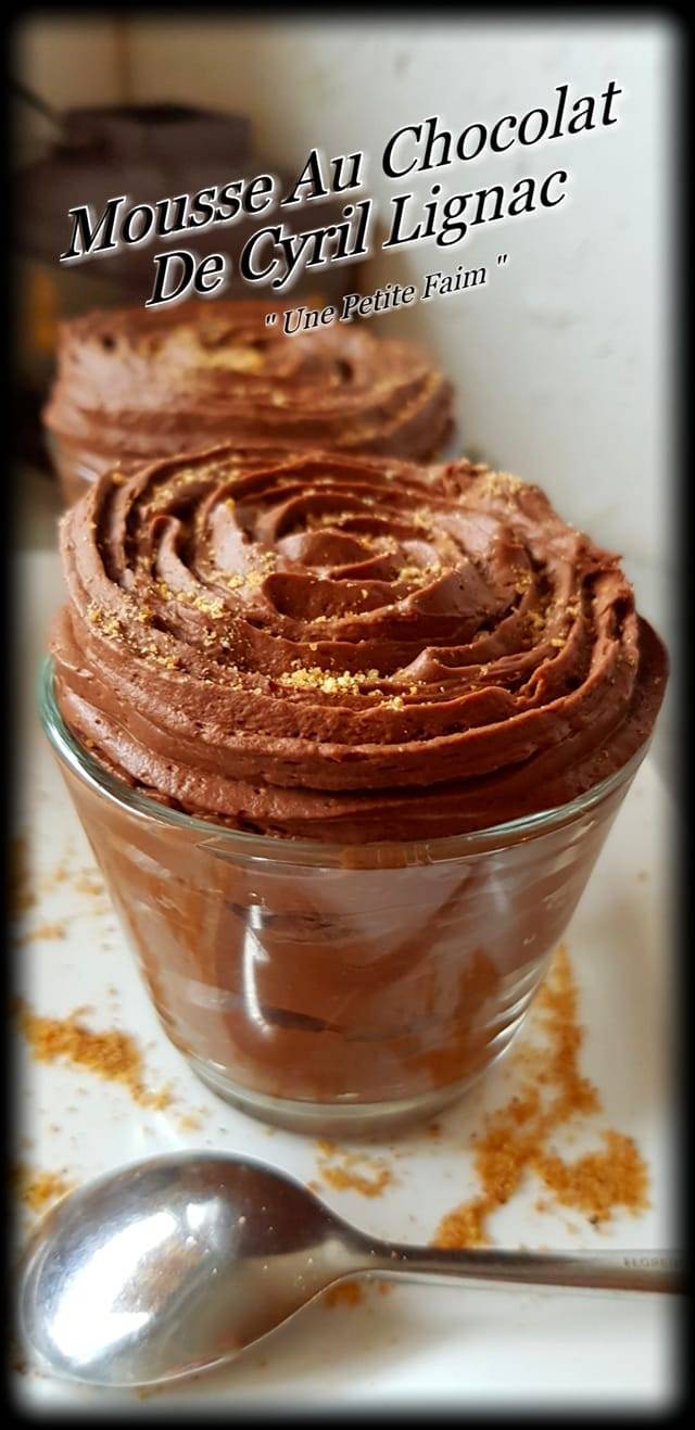 Mousse Au Chocolat De Cyril Lignac Recette Par Une Petite Faim