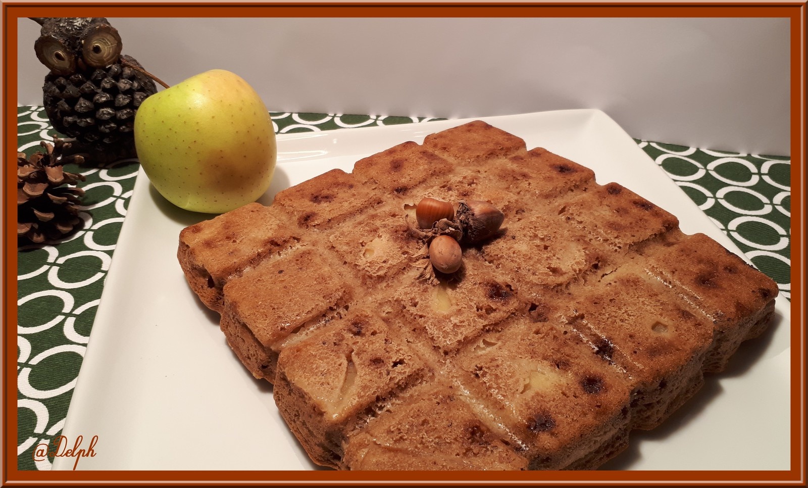 Gateau Aux Pommes Et Noisettes Sans Oeufs Recette Par Oh La Gourmande