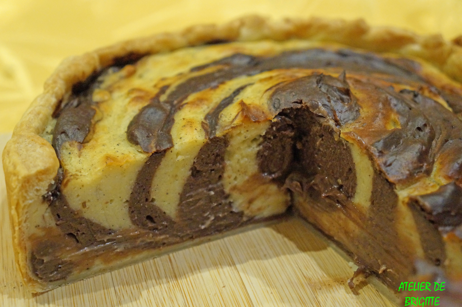 Flan Zebre Recette Par Atelier De Brigitte