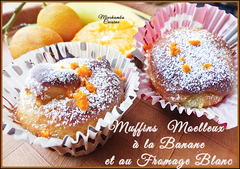 Muffins Moelleux A La Banane Et Au Fromage Blanc Recette Par Miechambo Cuisine