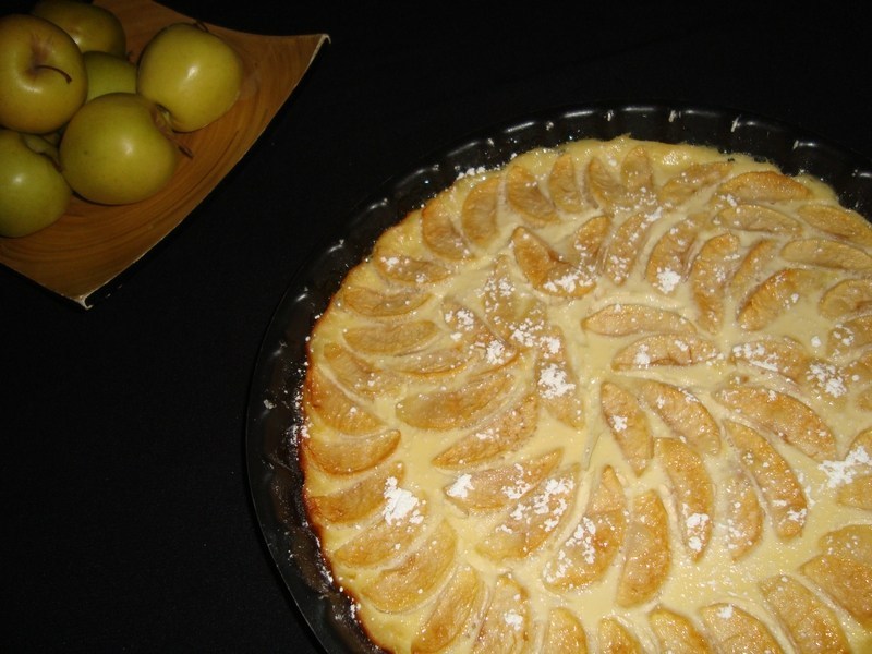 Flamusse Aux Pommes D Apres Le Chef Patissier Pierre Herme Recette Par Ca Ne Sent Pas Un Peu Le Brule La