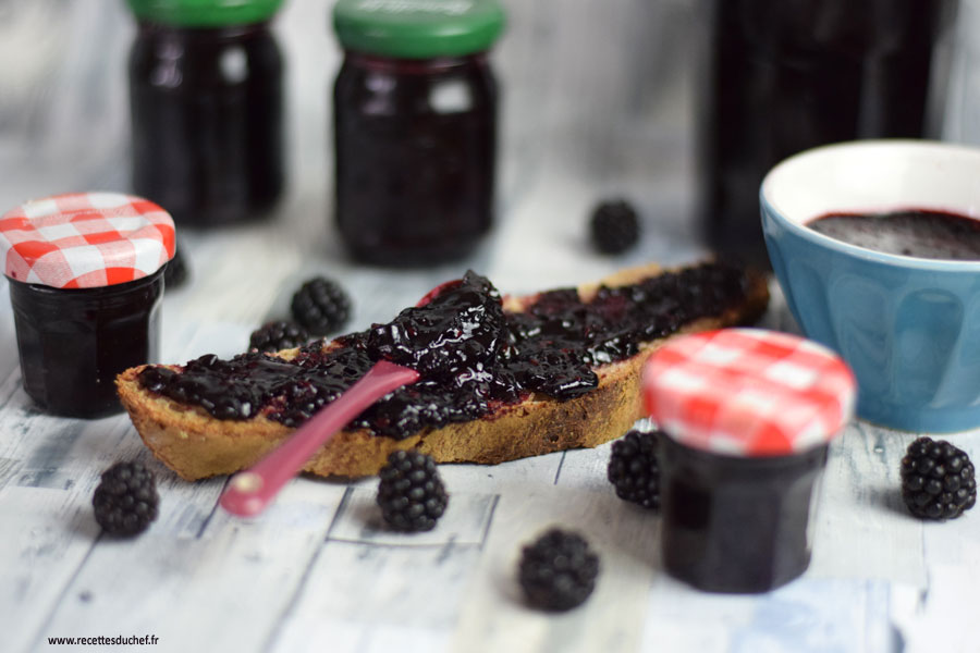 Confiture De Mures Allegee En Sucre Recette Par Recettes Du Chef