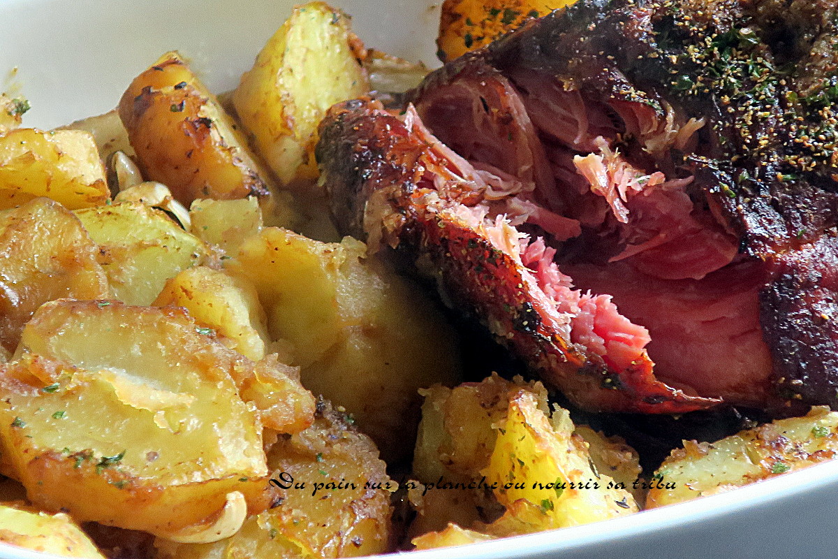 Recette Palette De Porc Confite Au Four Palette de porc demi-sel au four - Recette par Du pain sur la planche ou  nourrir sa tribu