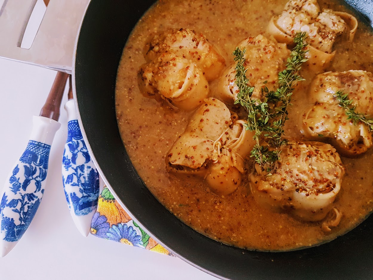 Quel Légumes Pour Accompagner Des Paupiettes De Veau Paupiettes de veau sauce moutarde à l'ancienne - Recette par VEB