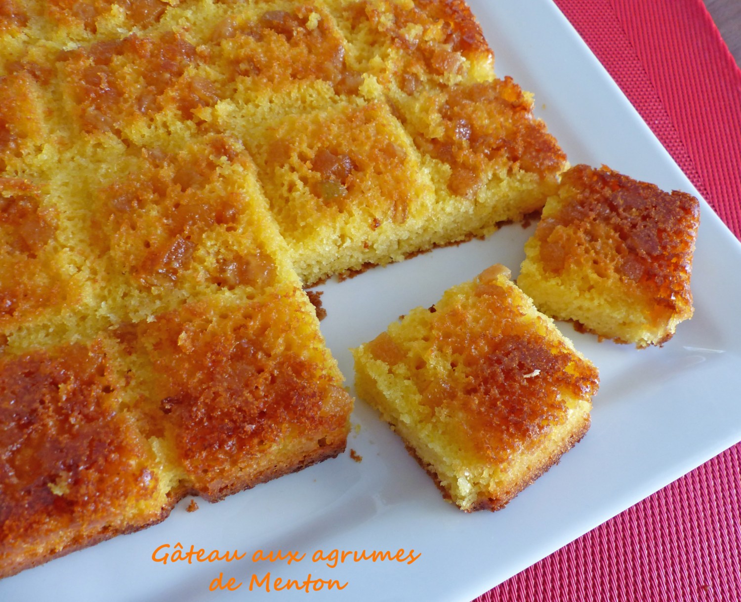 Gateau Aux Agrumes De Menton Recette Par Croquant Fondant Gourmand