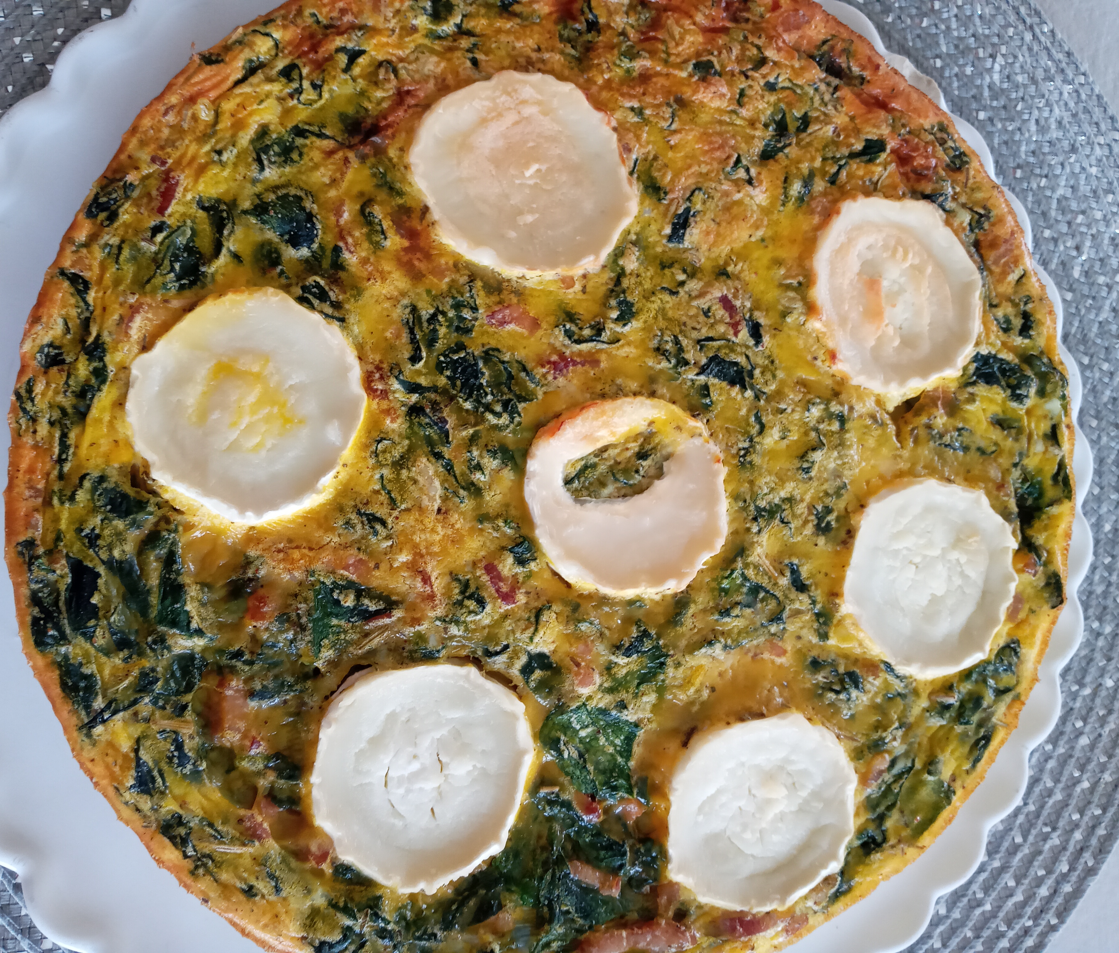 Recette Quiche Sans Pate Epinard Chevre Ww