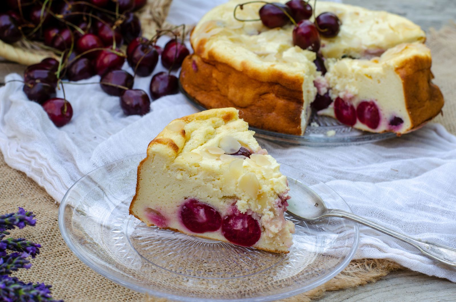 Gateau Fromage Blanc Cerises Recette Par La P Tite Cuisine De Pauline
