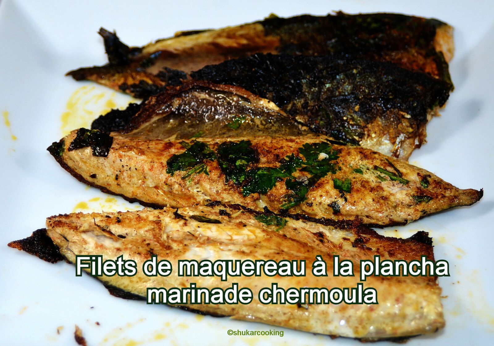 Sauce Pour Maquereau à La Plancha Filets de maquereau à la plancha dans une marinade chermoula - Recette par  shukarcooking