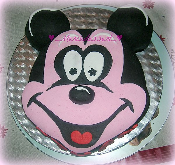 Gateau Mickey En Pate A Sucre Recette Par Mercedessert