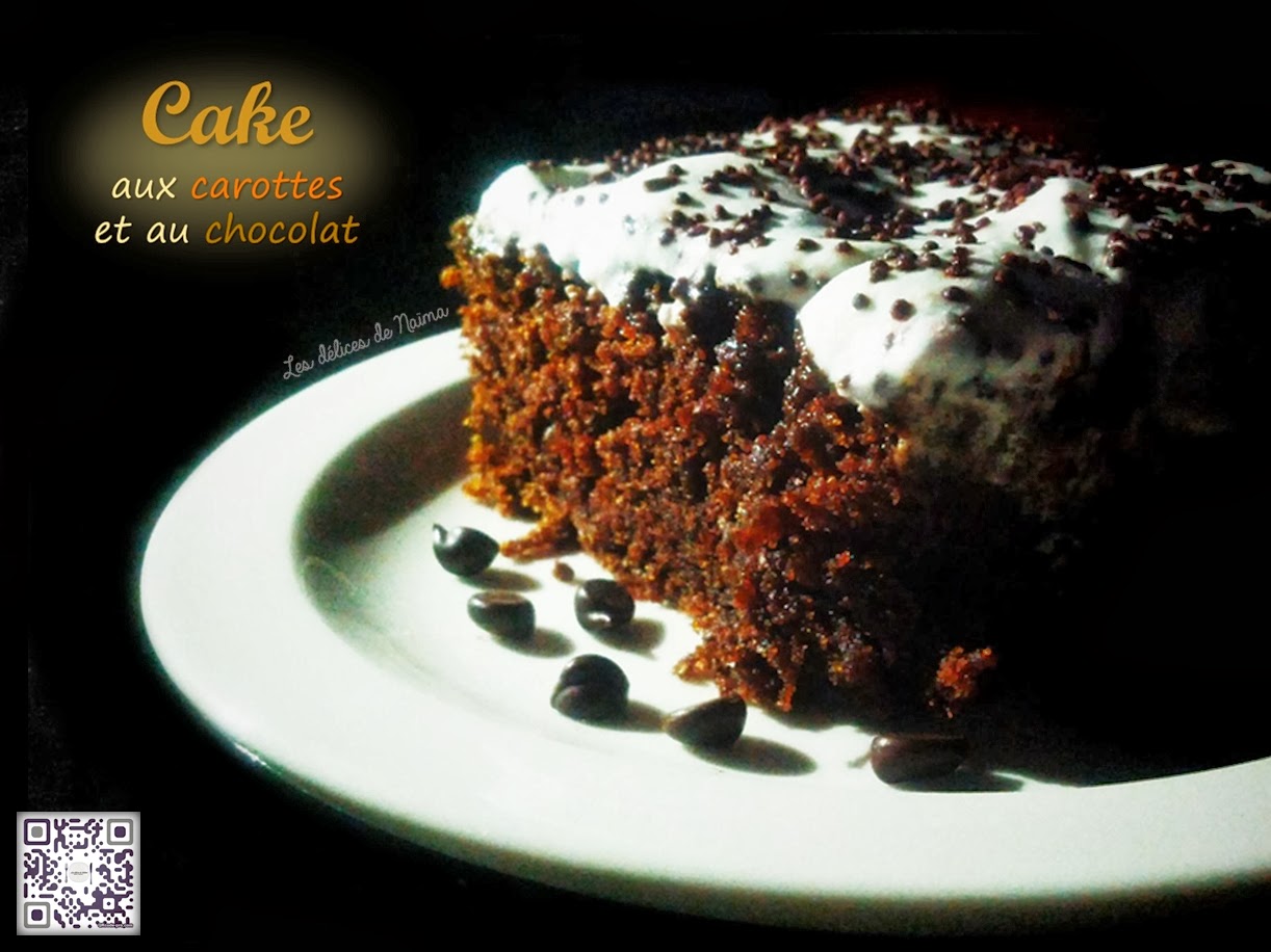 Cake Aux Carottes Et Au Chocolat Recette Par Les Delices De Naima